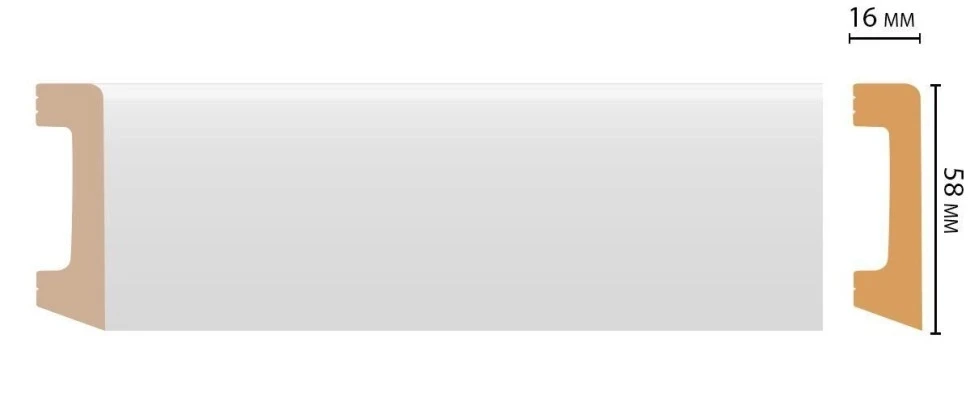 Плинтус напольный Decomaster D234 на otdelka1.ru