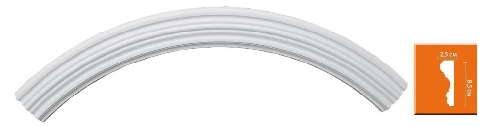 Радиус 1/4 Decomaster 897902-120 на otdelka1.ru