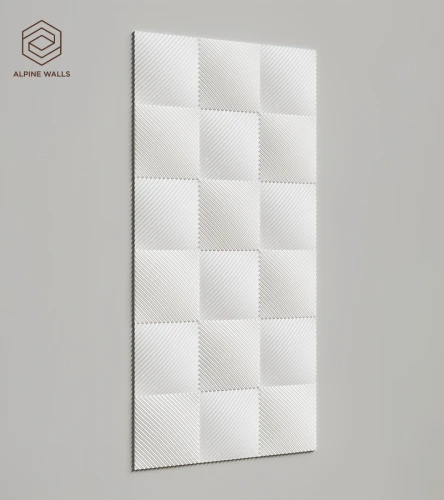 Декоративная панель Alpine Walls Geometrium ECOGR0207W Белый на otdelka1.ru
