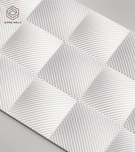 Декоративная панель Alpine Walls Geometrium ECOGR0207W Белый на otdelka1.ru