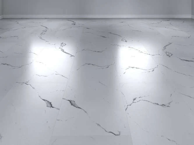 Кварц-виниловый ламинат Vinilam Ceramo Stone 83444 Итальянский мрамор на Otdelka1.ru