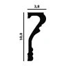 Молдинг Perfect / Перфект P74 на Otdelka1.ru