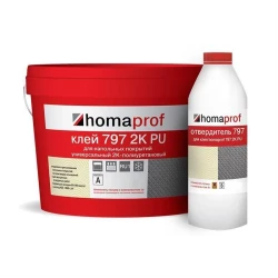 Клей для резиновых покрытий Homakoll 797 2K PU