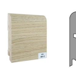 Плинтус шпонированный Finitura Dekor 100x15 №012
