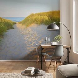 8-995 Фотообои KOMAR &quot;Тропинка в дюнах&quot; 368х254 см бумажные