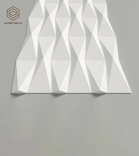Декоративная панель Alpine Walls Geometrium ECOGR0208W Белый на otdelka1.ru