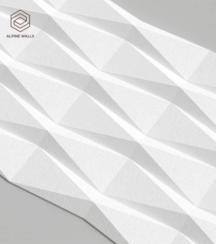 Декоративная панель Alpine Walls Geometrium ECOGR0208W Белый на otdelka1.ru