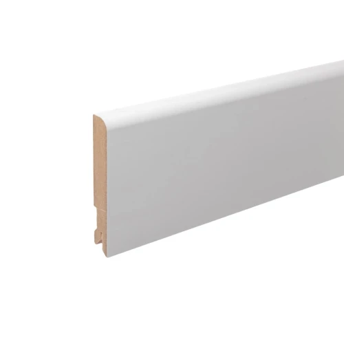 Плинтус МДФ 80 мм Bonkeel Белый на otdelka1.ru