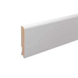 Плинтус МДФ 80 мм Bonkeel Белый