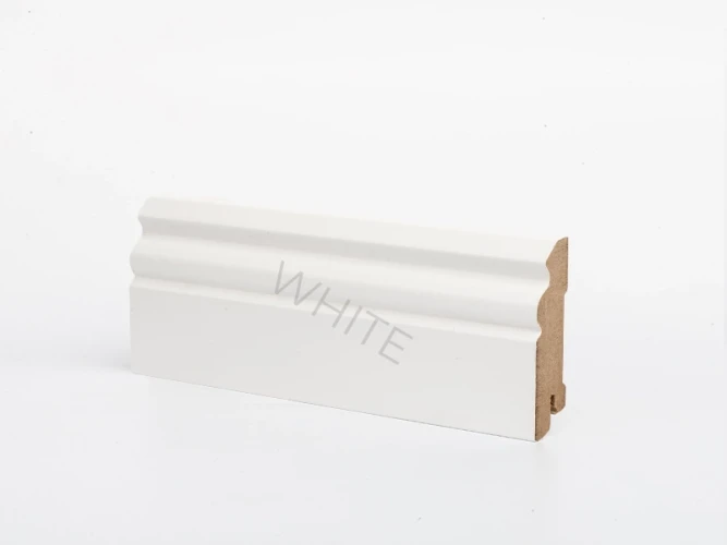 Плинтус МДФ Deartio Эконом White W  31-70 фигурный на Otdelka1.ru
