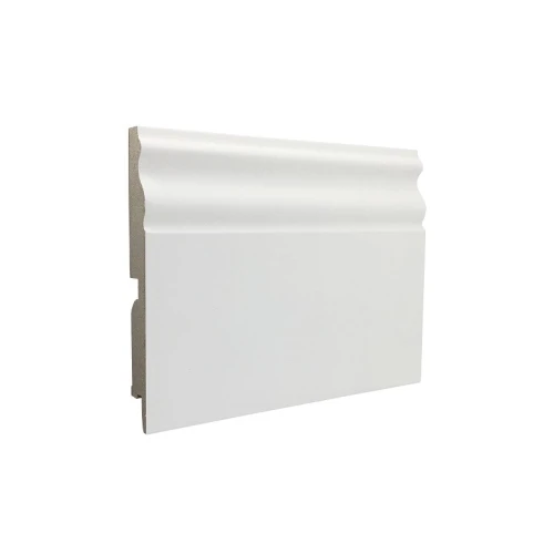 Плинтус МДФ Белый ламинированный Finitura Dekor RP 120x16 на otdelka1.ru