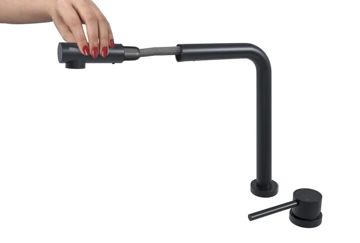 Смеситель EMAR EC-7027 ЕС - 7027 Black на Otdelka1.ru