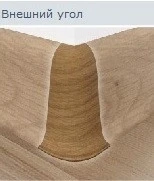 Аксессуары Т Пласт / T Plast Угол внешний к плинтусу Цветной (уценка)