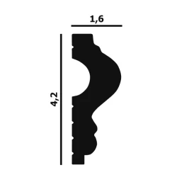 Молдинг гибкий Перфект плюс P54F