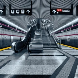 8-996 Фотообои KOMAR &quot;Метро&quot; 368х254 см бумажные