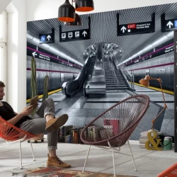 8-996 Фотообои KOMAR &quot;Метро&quot; 368х254 см бумажные