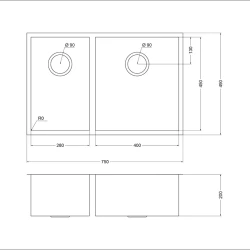 Мойка для кухни Oulin OL-F202