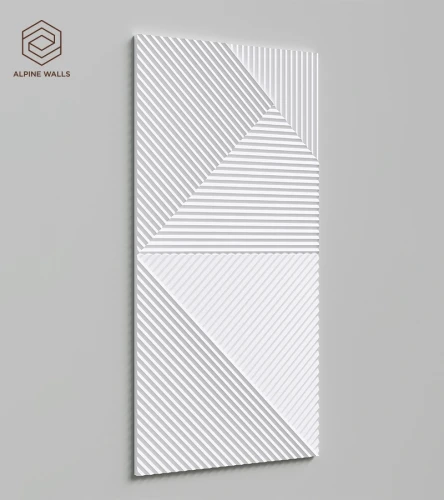 Декоративная панель Alpine Walls Geometrium ECOGR0209W Белый на otdelka1.ru