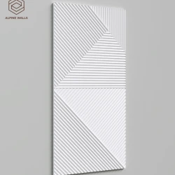 Декоративная панель Alpine Walls Geometrium ECOGR0209W Белый