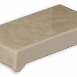 Подоконник пластиковый ПВХ Мюллер / Moeller Крем-брюле глянцевый