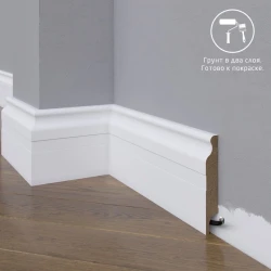 Плинтус МДФ Madest Decor под покраску 02-100-16