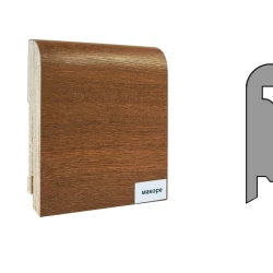 Плинтус шпонированный Finitura Dekor 70x15 Макоре