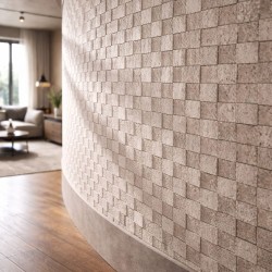 Гибкая керамика Alpine Walls Soft Ceramic MTR-002PW Tessera Bianca