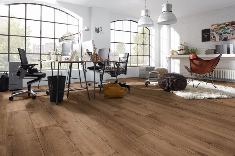 Ламинат Кронотекс / Kronotex Exquisit plus D6019 Дуб Кашмир коричневый на otdelka1.ru