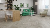 Виниловый ламинат Alpine floor Chevron Eco 18-1 Дуб Фантазия на otdelka1.ru