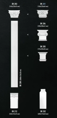 Капитель Decomaster DK-201 на otdelka1.ru