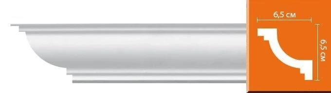 Потолочный плинтус Decomaster 96673 на Otdelka1.ru