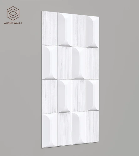 Декоративная панель Alpine Walls Geometrium ECOGR0210W Белый на otdelka1.ru