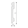 FL4 плинтус Wallstyl NMC 150х20х2000 мм на Otdelka1.ru