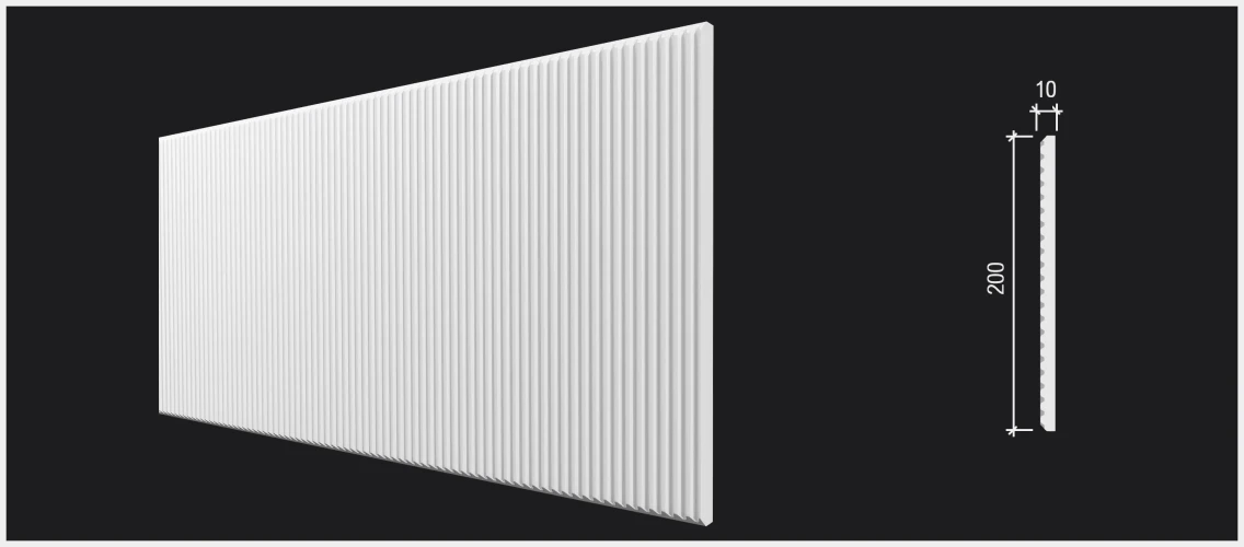Стеновая панель 3D Decor Dizayn DD925 3м на otdelka1.ru