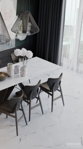 Виниловая плитка Vinilam Ceramo XXL Stone 83444 Итальянский мрамор на Otdelka1.ru