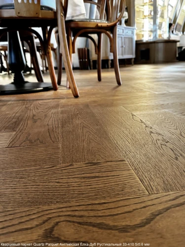 Кварцевый паркет Quartz Parquet Английская елка 5/0.6 мм 33-410 Дуб Рустикальный на otdelka1.ru