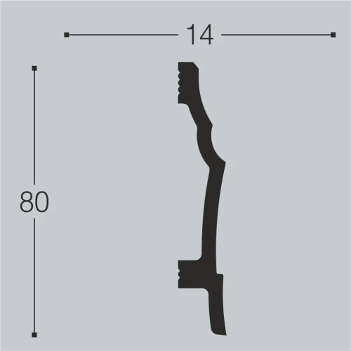 Плинтус напольный bello deco XPS П20 80x14 на otdelka1.ru