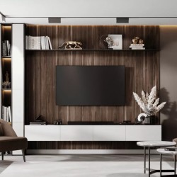 Скандинавская стеновая панель МДФ Ликорн Орех Американский