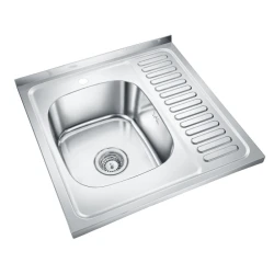 Мойка для кухни из нержавейки EMAR 6060LQ глянцевая