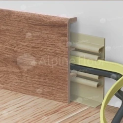 Плинтус Alpine Floor Rico Concept 80 Кедр Бурбон