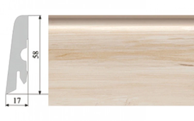 Плинтус Corkstyle Maple на Otdelka1.ru