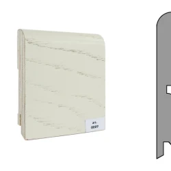 Плинтус шпонированный Finitura Dekor 120x15 прямой №009