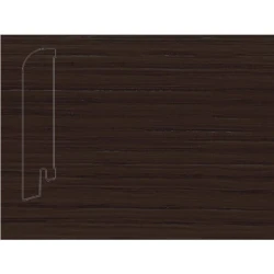 Плинтус шпонированный Педрос / Pedross Дуб коньяк 80 х 18 мм