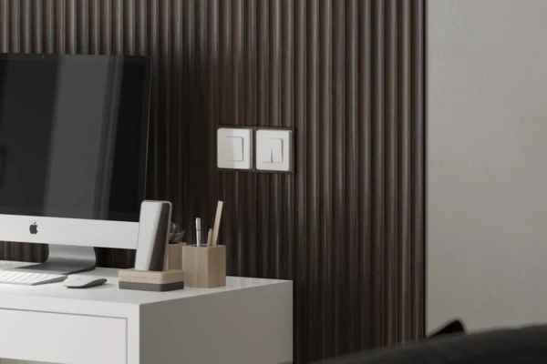 Модульная панель Acupan Wellen Эльм коричневый на otdelka1.ru