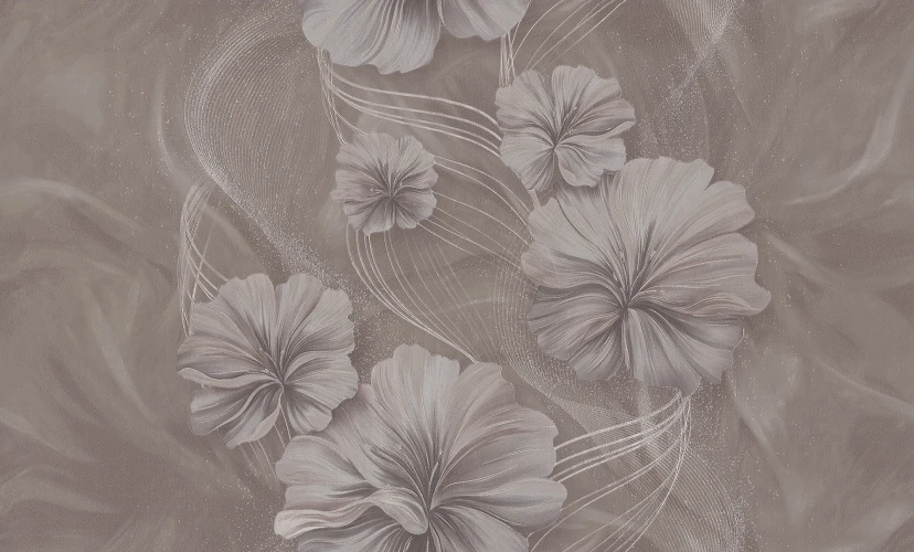 Обои МОФ Malex design Эмили 4362-3 мокко на otdelka1.ru