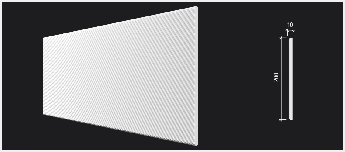 Стеновая панель 3D Decor Dizayn DD926 3м на otdelka1.ru