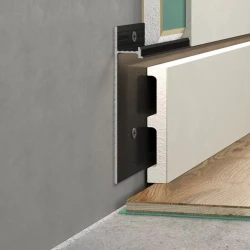 Скрытый плинтус Laconistiq Strong Черный матовый