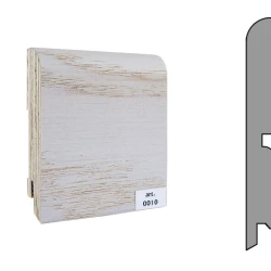 Плинтус шпонированный Finitura Dekor 120x15 прямой №010