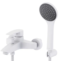 Смеситель Royce Про RCM-120503WH для ванны и душа, белый