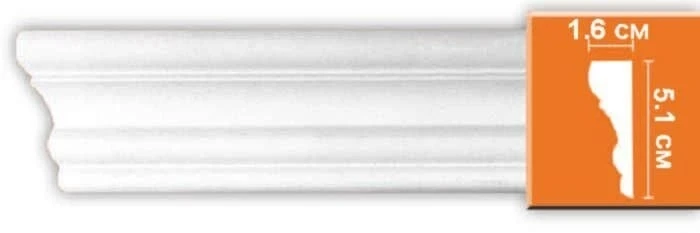 Молдинг гладкий Decomaster 97164 на otdelka1.ru